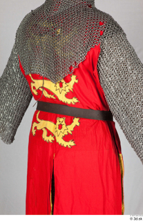  Photos Medieval Knight in mail armor 8 Historical Medieval soldier red tabard upper body 0007.jpg